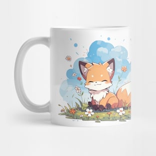 Happy Kawaii Baby Fox Mug